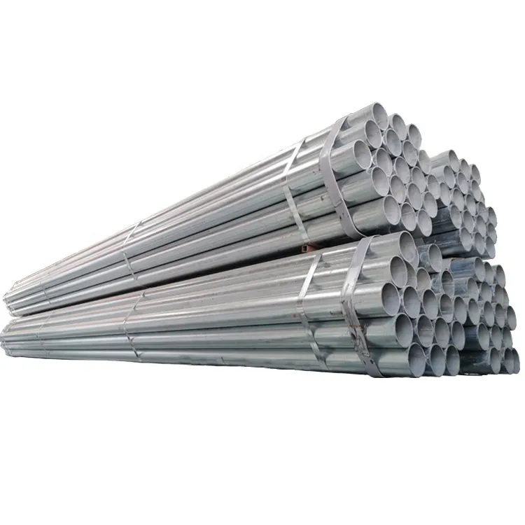 Hot dip sdhedule 40 galvanized structure tube scaffold steel round pipe for sale